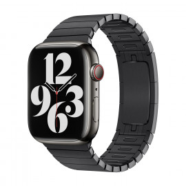 Apple - Bracelet à maillons Apple Watch 42mm / 44mm / 45mm / 49mm - Space Black