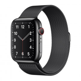 Apple - Bracelet Apple Watch - Boucle Milanese 42mm / 44mm / 45mm / 49mm - Space Black