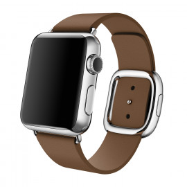 Apple - Bracelet Boucle moderne Apple Watch 38mm / 40mm / 41mm - Large - Marron
