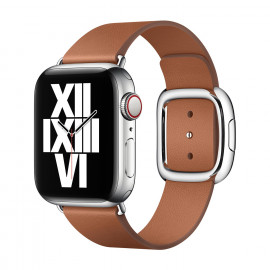 Apple - Modern Buckle Apple Watch small 38mm / 40mm / 41mm - Saddle Brown