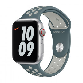 Apple - Bracelet Apple Watch Nike Sport 42mm / 44mm / 45mm / 49mm Hasta / Argent clair