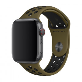 Apple Bracelet Nike Sport Apple Watch 42mm / 44mm / 45mm / 49mm - Olive Flak / Noir