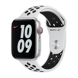 Apple - Bracelet Apple Watch Nike Sport  42mm / 44mm / 45mm / 49mm Pure Platinum / Black