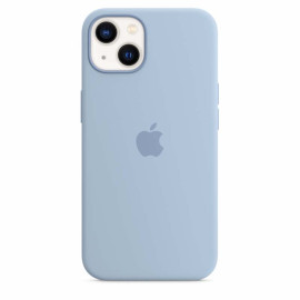 Apple Coque en silicone avec MagSafe pour iPhone 13 - Blue Fog