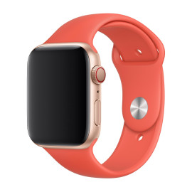Apple - Bracelet Apple sport pour Apple watch 42mm / 44mm / 45mm / 49mm Nectarine