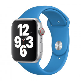Apple - Bracelet Apple Watch 42mm / 44mm / 45mm / 49mm - Bracelet Sport - Bleu Surf