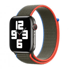 Apple - Boucle Sport Apple Watch 42mm / 44mm / 45mm / 49mm - Olive
