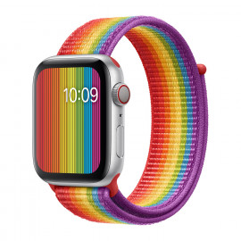 Apple - Bracelet Apple Watch 42mm / 44mm / 45mm / 49mm- Boucle sport respirante - Pride Edition