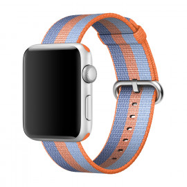 Apple Bracelet en nylon tissé Apple Watch 42mm / 44mm / 45mm / 49mm - Orange