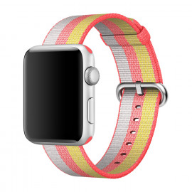 Apple Bracelet Nylon tissé Apple Watch 38mm / 40mm / 41mm - Rouge