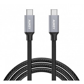 Aukey - Cable USB-C vers USB-C 1.0m - Noire