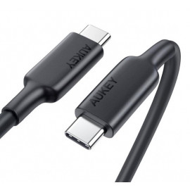 Aukey - Cable USB-C vers USB-C 1.0m - Noir