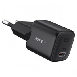 Aukey - Chargeur Mini USB-C Power Delivery 20W - Noir