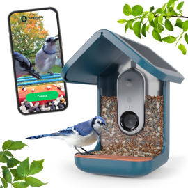 Bird Buddy Distributeur pour oiseau intelligent avec panneaux solaires