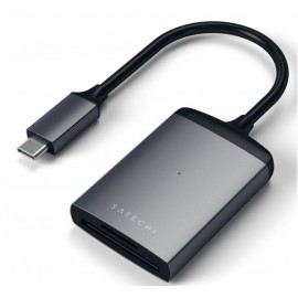 Satechi Adaptateur USB-C - Carte (Micro) SD UHS-II Gris