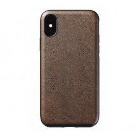 Nomad Rugged Coque iPhone X / X En cuir Marron