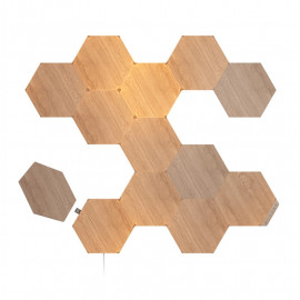 Nanoleaf Elements Hexagones effet bois - 13 Panneaux