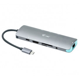 i-Tec Thunderbolt 3 / USB-C 4K HDMI LAN Nano Hub grijs