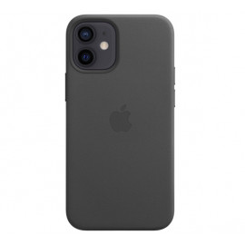 Apple Coque en cuir iPhone 12 Mini Noir