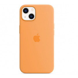 Apple Coque en silicone avec MagSafe pour iPhone 13 mini - Orangé