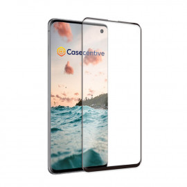Casecentive - Vitre de protection en verre trempé 3D couverture totale - Samsung Galaxy S10 Plus
