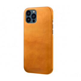 Casecentive - Coque en cuir iPhone 13 Pro - Marron / Brun