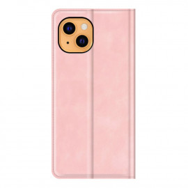 Casecentive Étui en cuir portefeuille magnétique iPhone 14 - Rose