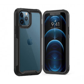 Casecentive Shockproof - Coque Antichocs Phone 12 / iPhone 12 Pro - Transparente