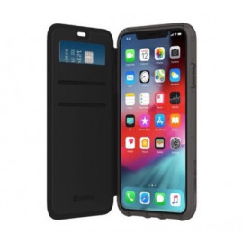 Griffin Survivor Clear Wallet - Étui iPhone 11 Pro Max portefeuille - Transparent / Noir