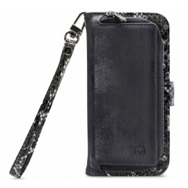 Mobilize 2in1 Gelly Wallet Zipper Case iPhone 12 / iPhone 12 Pro zwart / snake