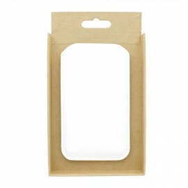 Mujjo Sleeve Lederen Hoes iPhone 5(S)/SE  wit