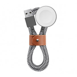 Câble Native Union Kevlar Belt pour Apple Watch 1.2m zebra
