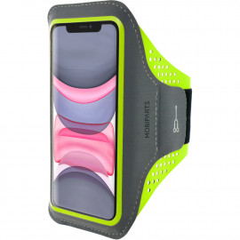 Mobiparts Comfort Fit Sport Armband Apple iPhone 11 Neon Groen