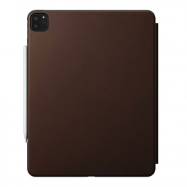 Nomad Modern Folio Étui en cuir pour iPad Pro 12.9 pouces (2020) - Brun