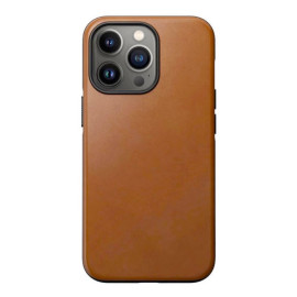 Nomad Coque en cuir Magsafe iPhone 14 Plus - Brun