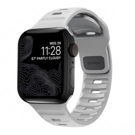 Nomad - Bracelet sport pour Apple Watch 38 / 40 mm - Gris / Noir