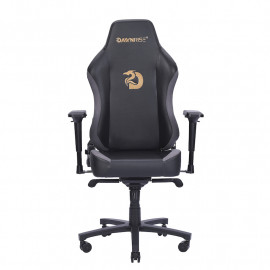 Ranqer Chaise de bureau / Chaise gaming confortable - Noir/ Gris