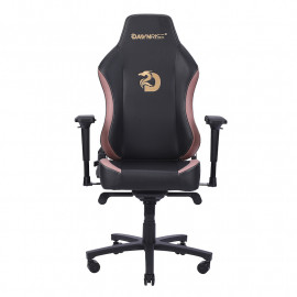 Ranqer Chaise de bureau / Chaise gaming confortable - Noir/ Rose