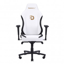 Ranqer Chaise de bureau / Chaise gaming confortable - Blanc/Noir