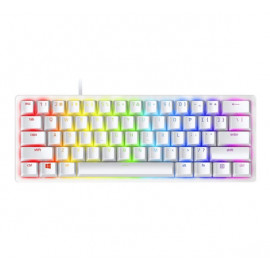 Razer Huntsman - Mini clavier gamer avec éclairage RGB - Blanc - QWERTY