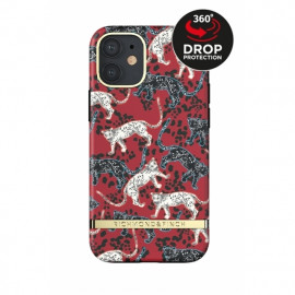 Richmond & Finch - Freedom Series Coque iPhone 12 / iPhone 12 Pro - Rouge Léopard  
