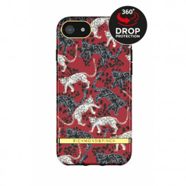 Richmond & Finch - Freedom Series Coque Apple iPhone 6(S)/7/8/SE - Rouge Léopard  