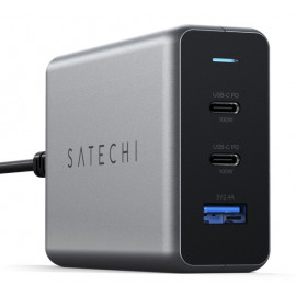 Satechi - Chargeur 100W USB-C - Gris Spacial