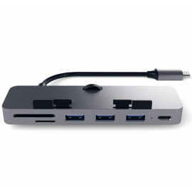 Satechi Adaptateur - Type USB-C - Hub Clamp Pro - Gris