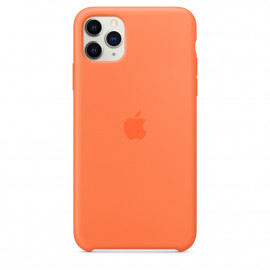 Apple - Coque en Silicone iPhone 11 Pro Max - Vitamin C Orange
