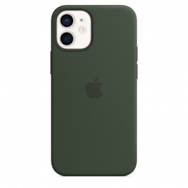 Apple - Coque en Silicon MagSafe iPhone 12 Mini - Vert de Chypre