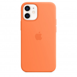 Apple - Coque en Silicon MagSafe iPhone 12 Mini - Kumquat - Orangé 