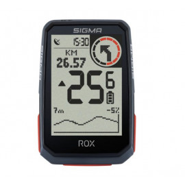 Sigma ROX 4.0 GPS compteur de vélo noir HR + CAD/Speed Sensor Top Mount Set