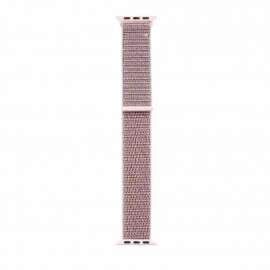 Bracelet Tactile en nylon pour Apple Watch 38 / 40 / 41 mm Rose