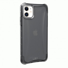 UAG Hard Plyo Coque iPhone 11 Antichoc - Gris Transparent